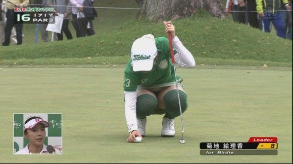 菊池絵理香エロ画像女子ゴルフのパンチラエロ画像