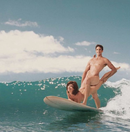 サーフィン全裸の放送事故お宝エロ画像