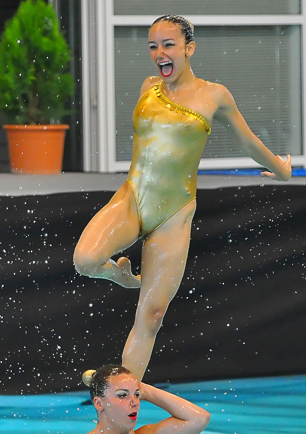水泳競泳シンクロのお宝エロ画像