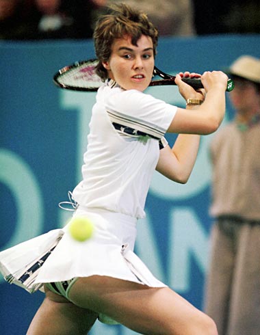 マルチナ・ヒンギスのテニスのエロ画像
